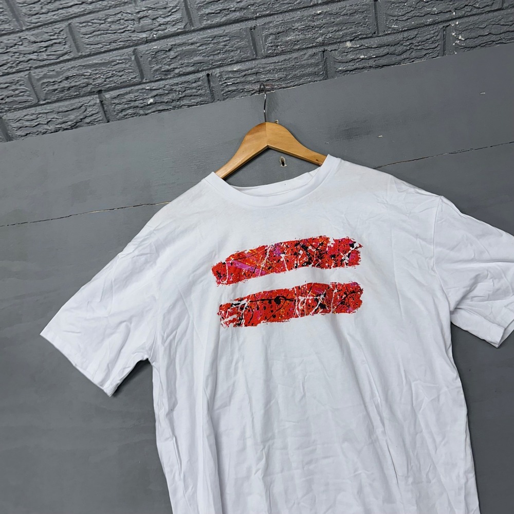Ed Sheeran Mathematics Tour‎ T-Shirt White XL Equals Graphic North America Dates